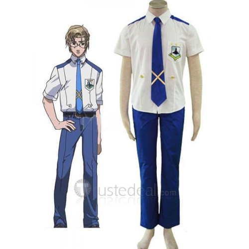 Macross Frontier Mikhail Blanc Cosplay Costume