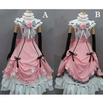 Black Butler Kuroshitsuji Ciel Phantomhive Lady Ciel Girl Pink Cosplay Costumes
