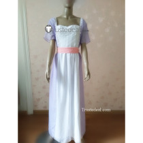 Titanic Rose Chiffon Prom Dress Cosplay Costume Film