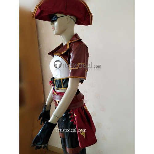 League of Legends Bilgewater Katarina Du Couteau Pirate Cosplay Costume