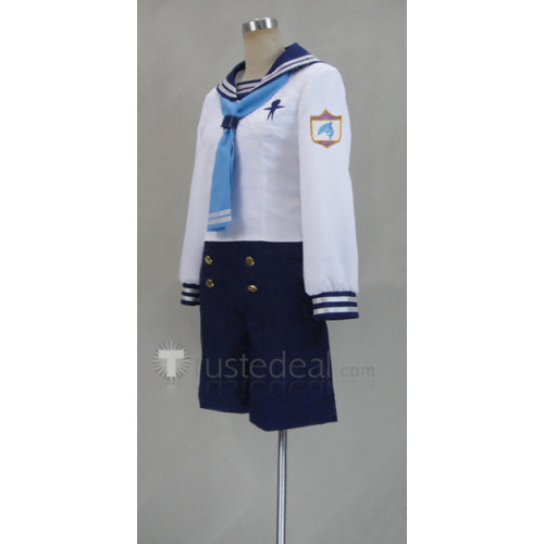 Free Iwatobi Swim Club Haruka Nanase Sailor Uniform Cosplay Costume