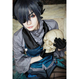 Kuroshitsuji Black Butler Ciel Phantomhive Devil Halloween Trick or Treat Cosplay Costume