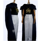 Yu-Gi-Oh YuGiOh Marik Ishtar White Black Purple Cape Cosplay Costume