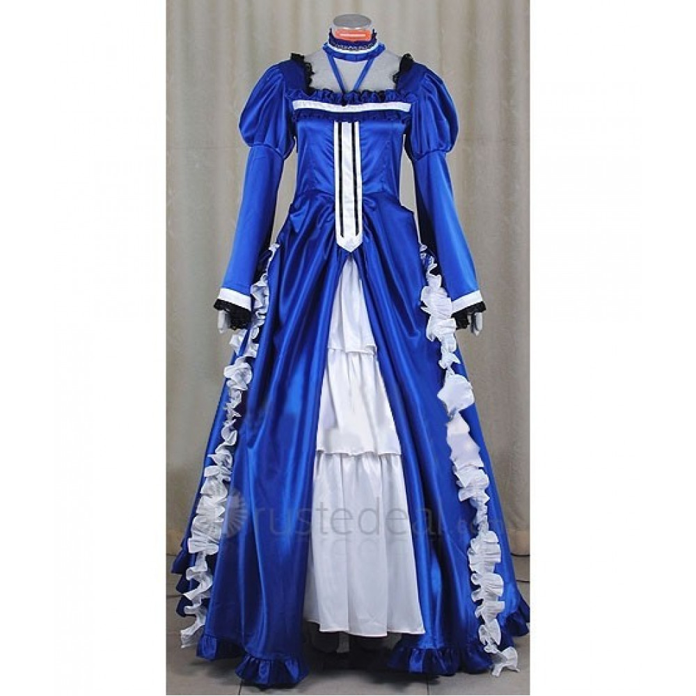 Pandora Hearts Alice Blue Dress Cosplay Costume