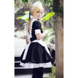 Fate Stay Night Saber Maid Cosplay Costume