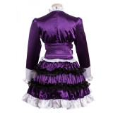 League of Legends Goth Annie Purple Dress Cosplay Costume 2