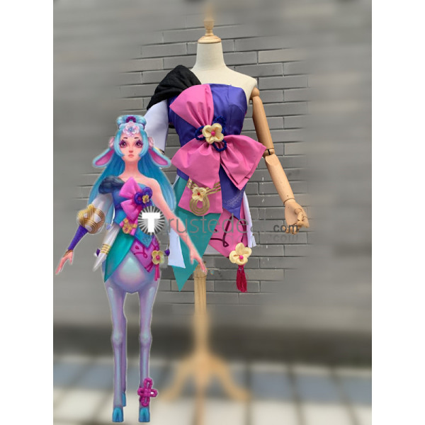 League of Legends LOL Spirit Blossom Lillia Cosplay Costume