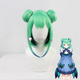 Vtuber Virtual Youtubers Kagura Mea Nana Usada Pekora Shirakami Fubuki Uruha Rushia Alice Mana Green White Cosplay Wigs
