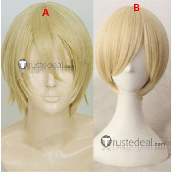 Black Butler Kuroshitsuji Alois Trancy Blonde Cosplay Wigs