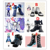 Vtuber Kaf Tokino Sora Shirakami Fubuki Kagura Nana Mea Uruha Rushia Cosplay Shoes Boots