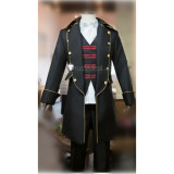 Kaizoku Sentai Gokaiger Gokai Captain Marvelous Ryota Ozawa Red Black Jacket Cosplay Costumes
