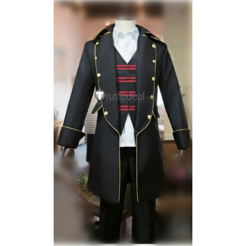 Kaizoku Sentai Gokaiger Gokai Captain Marvelous Ryota Ozawa Red Black Jacket Cosplay Costumes