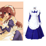 Suzumiya Haruhi no Yuuutsu Asahina Mikuru Maid Lolita Dress Cosplay Costume