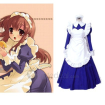 Suzumiya Haruhi no Yuuutsu Asahina Mikuru Maid Lolita Dress Cosplay Costume