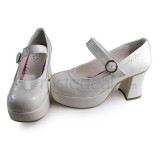 Wine Red Flats Lolita Shoes