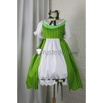 Cardcaptor Sakura Kinomoto Sakura Green Dress Cosplay Costume