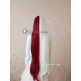 Boku no Hero Academia Shouto Todoroki Midoriya Izuku Genderbend Female Long Red White Green Cosplay Wigs