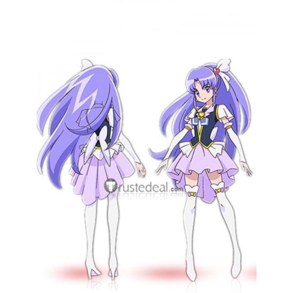 Happiness Charge PreCure Cure Fortune White Cosplay Shoes Boots