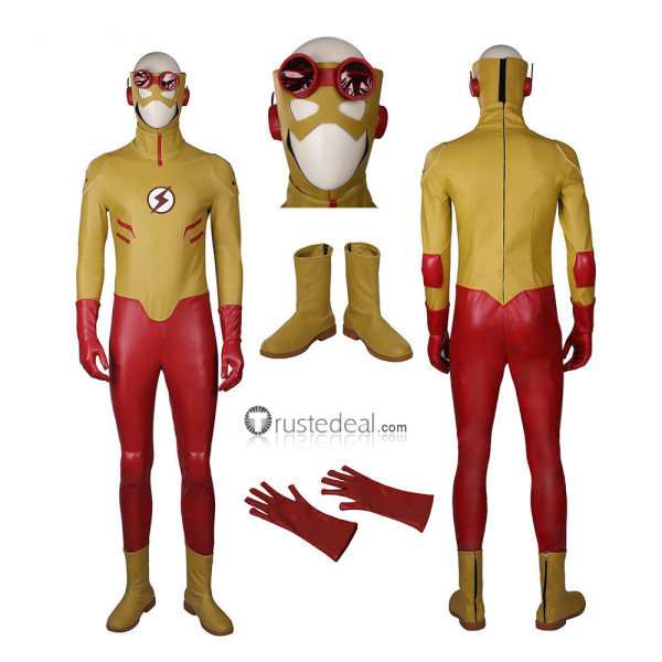 Red Yellow Jumpsuit Cosplay Costume