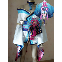 League of Legends LOL Spirit Blossom Ahri Kimono Cosplay Costume
