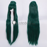 Sailor Moon Sailor Pluto Setsuna Meioh Dark Green Cosplay Wig
