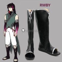 RWBY Volume 4 Lie Ren Black Cosplay Shoes Boots