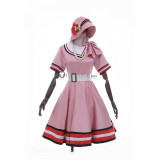 Kimetsu no Yaiba Demon Slayer Nezuku Kamado Pink Daily Cosplay Costume