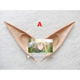 League of Legends New Skin Ambitious Elf Jinx Santa Christmas Cosplay Ears Accessories