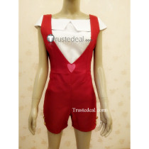 Pokemon the Movie The Power of Us Lisa Risa White Red Cosplay Costume