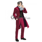 Phoenix Wright Ace Attorney Miles Edgeworth Cosplay Costume