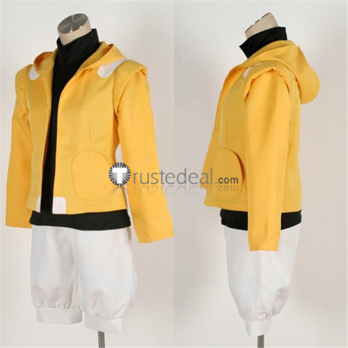 Mobile Suit Gundam AGE Flit Asuno Yellow White Cosplay Costume