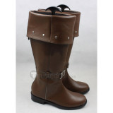 League of Legends Gangplank Cosplay Brown Boots Shoes