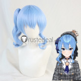 Vtuber Youtubers Hoshimachi Suisei Yukihana Lamy Hololive Minato Aqua Sukoya Kana Pink Blue Cosplay Wigs