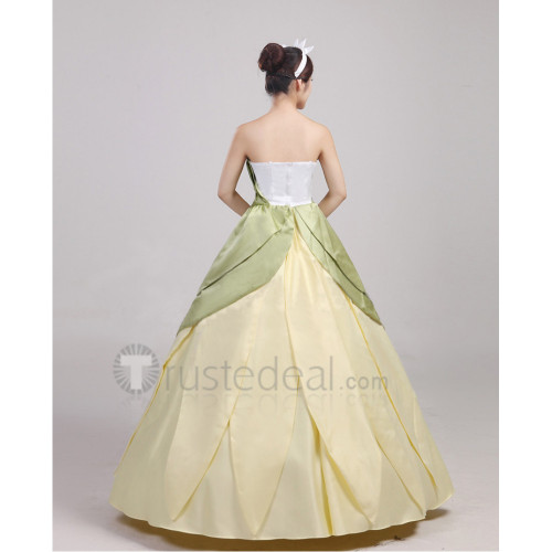 The Princess and the Frog Disney Princess Tiana Cosplay Costume The Princess and the Frog Disney Princess Tiana Cosplay Costume