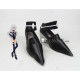Hyperdimension Neptunia Goddess Noire Black Heart Black Cosplay Shoes