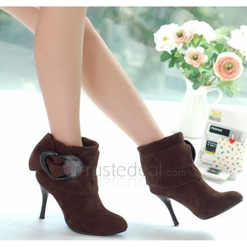 Top quality nuback high heel pumps boots(JYy826)