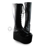 Black Lolita High Platform Boots