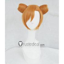 Love Live Kousaka Honoka Orange Bun Cosplay Wig