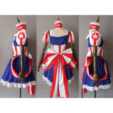 The Avengers Mr. Marvel Captain America Genderbend Female Cosplay Costume