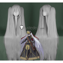 Re Creators Altair Military Uniform Princess Silver Grey Cosplay Wig