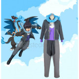 Pokemon XY Alain Gray Cosplay Costume