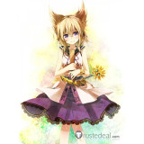 Touhou Project Toyosatomimi no Miko Purple Cosplay Costume