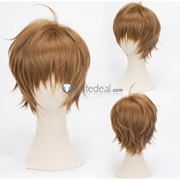Cardcaptor Sakura Clear Card Li Syaoran Light Brown Cosplay Wig