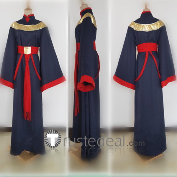 Saint Seiya Gemini Saga Blue Red Cosplay Costume