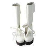 Kamisama Kiss Yukiji White Cosplay Boots Shoes