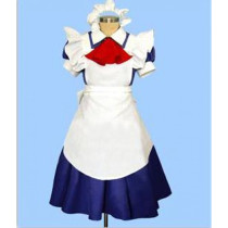 Maid Sama Satsuki Hyoudou Maid Latte Blue White Cosplay Costume