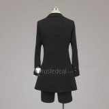 Black Butler 2 Kuroshitsuji Ciel Phantomhive Funeral Black Uniform Cosplay Costume