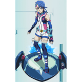 YuGiOh VRAINS Skye Zaizen Blue Girl Cosplay Costume