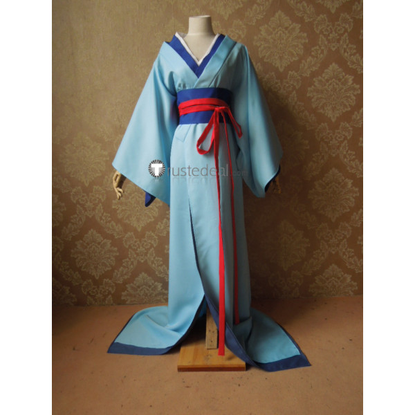 Hone Onna Blue Kimono Cosplay Costume