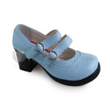 Wine Red Flats Lolita Shoes